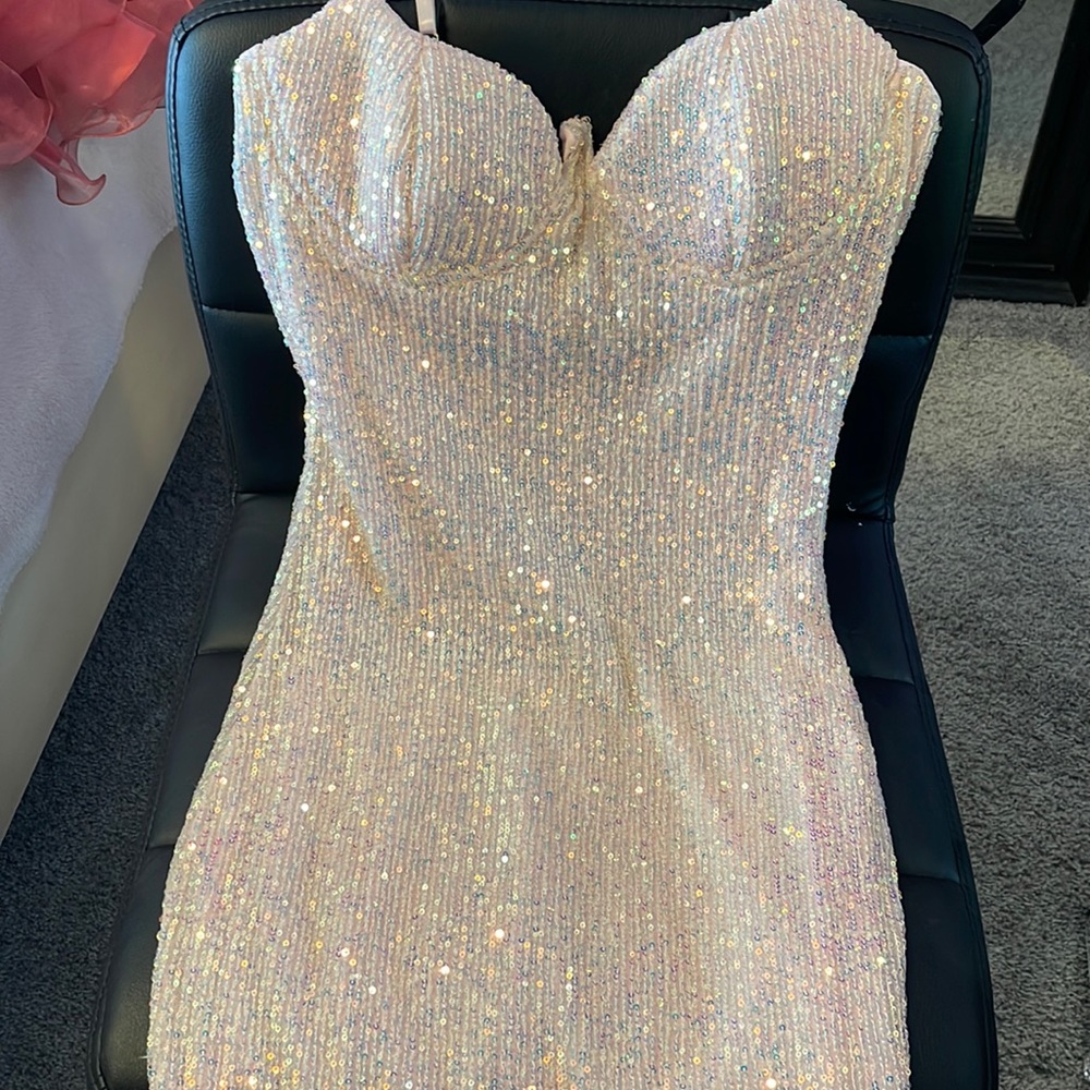 Brand New Sparkly Pink sequin going out / birthday dress.